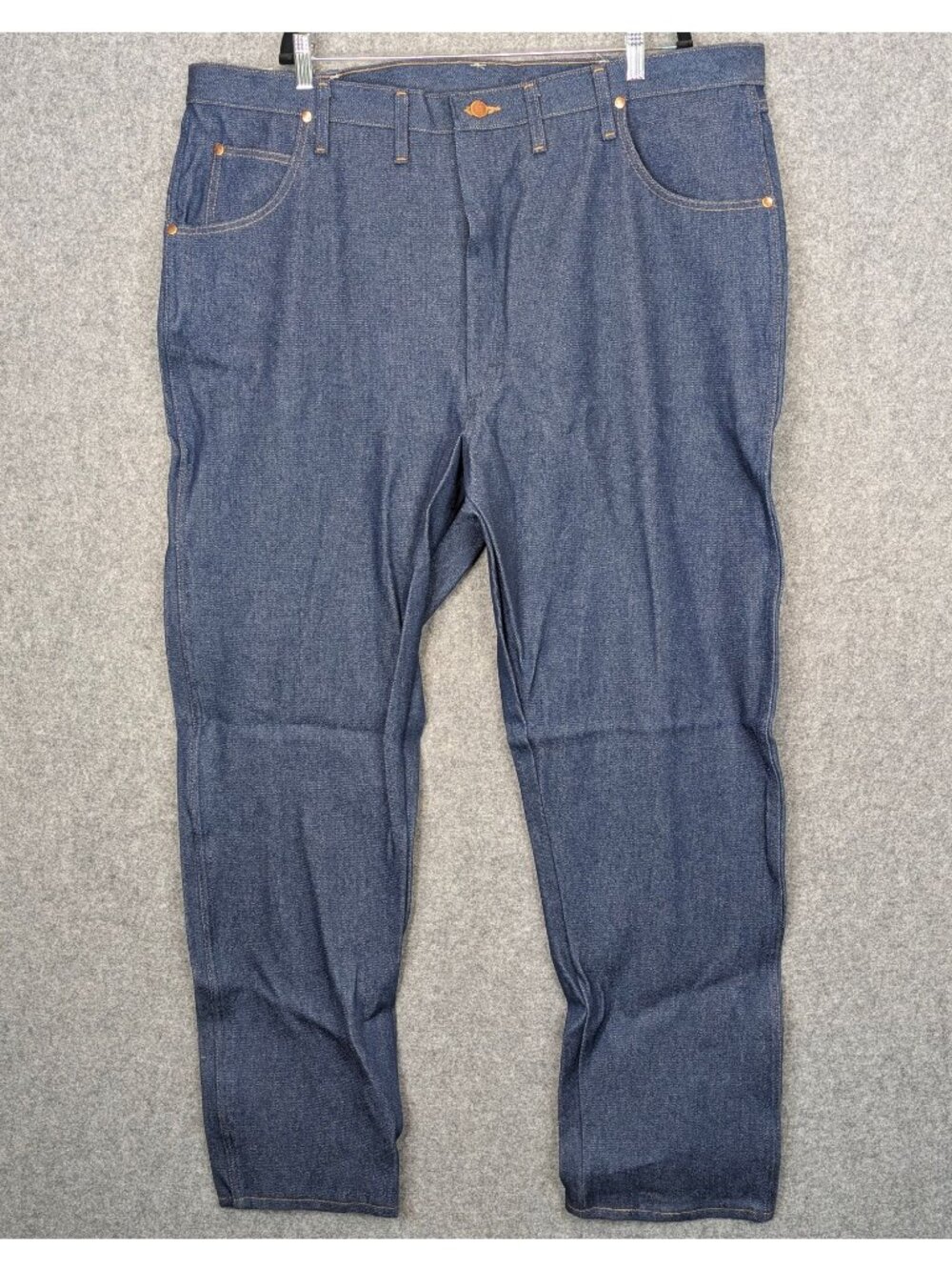 Wrangler Cowboy Cut Mens Relaxed Fit Jeans 44x34 Dark Wash Denim New With Tags
